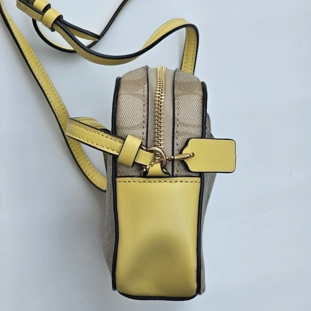 Coach Bag Mini Camera Bag In Signature Canvas With Dreamy Veggie Print